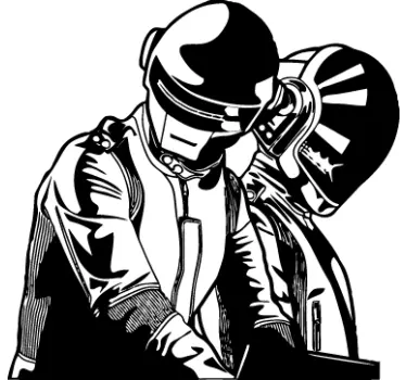Vinilo decorativo Daft Punk - TenVinilo