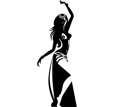 Vinilo decorativo danza sensual - TenVinilo
