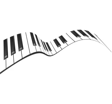 Vinilo decorativo piano forte - TenVinilo