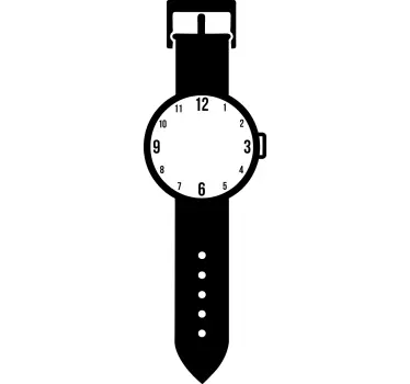 Reloj adhesivo diseño clásico de pulsera - TenVinilo