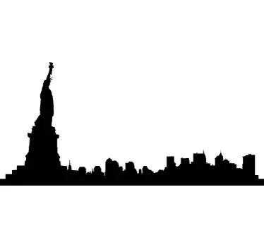 vinilo decorativo skyline New York - TenVinilo