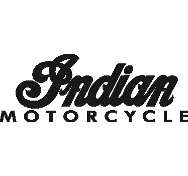 Vinilo moto logotipo Indian - TenVinilo