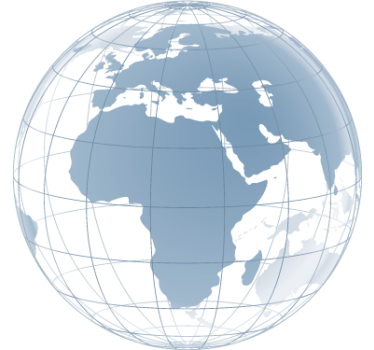 Vinilo mapamundi Europa y África - TenVinilo
