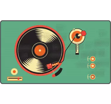 Vinilo para carcasa portátil disco - TenVinilo