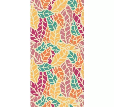 Adhesivo para cristal ventana ornamental colorido - TenVinilo