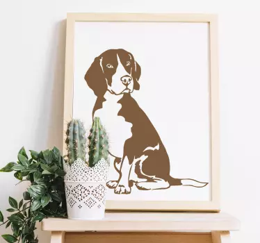 Vinilo decorativo Beagle - TenVinilo