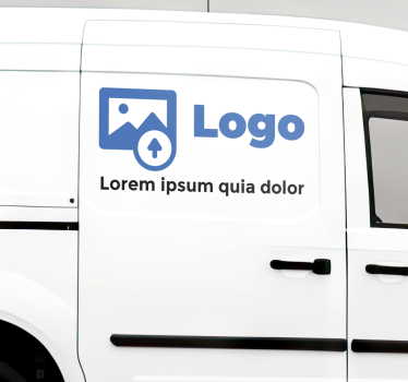 Vinilo publicitario para coche con logotipo personalizado - TenVinilo