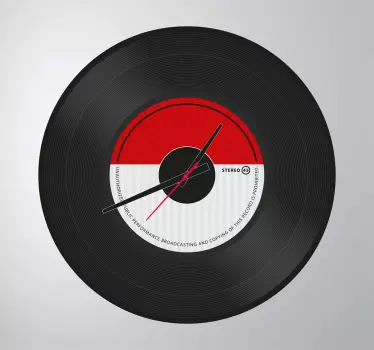Reloj adhesivo pared single vinilo - TenVinilo
