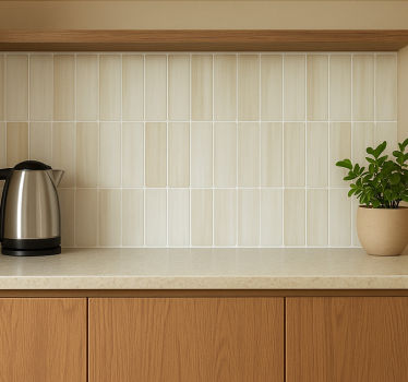 Vinilo para cocina - Azulejo adhesivo vertical moderno - TenVinilo