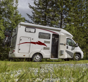 Pegatina autocaravana ornamental monocolor - TenVinilo