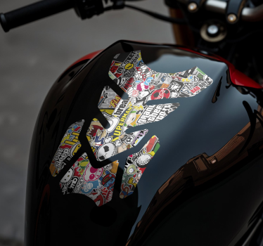 Pegatina para moto bomba de pegatina - TenVinilo