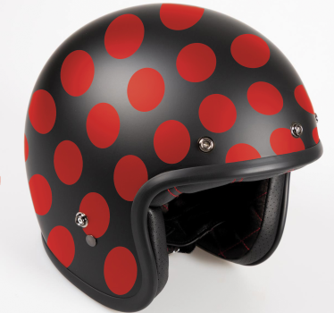 Pegatina moto conjunto de puntos rojos - TenVinilo