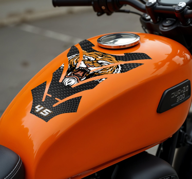 Pegatina moto tigre - TenVinilo