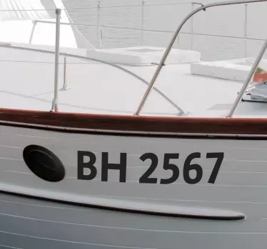 Vinilo para barco embarcación personalizada - TenVinilo