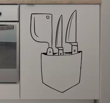 Vinilo bolsillo cocinero - TenVinilo