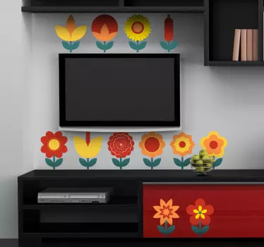 Vinilo decorativo colección pétalos - TenVinilo