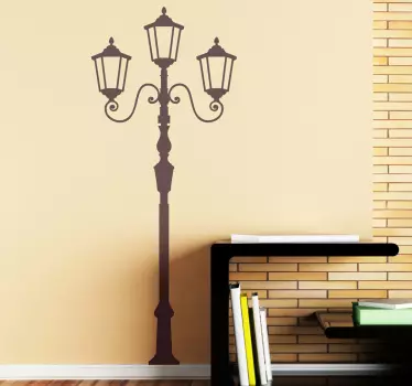 Vinilo decorativo farola tres luces - TenVinilo