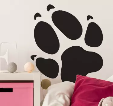 Vinilo decorativo huella perro - TenVinilo