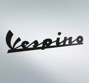 Pegatina para moto logotipo Vespino - TenVinilo