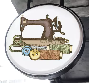 Vinilo decorativo para letrero kit de costura - TenVinilo