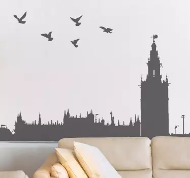 Vinilo decorativo perfil Giralda Sevilla - TenVinilo