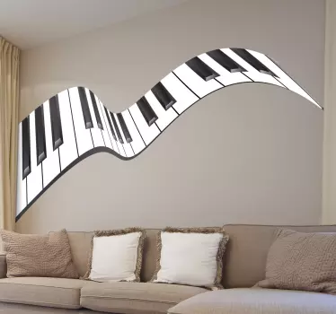 Vinilo decorativo piano forte - TenVinilo