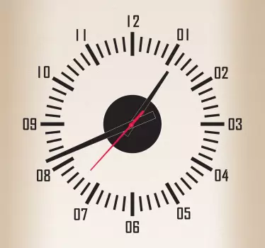 Vinilo decorativo reloj segundero - TenVinilo