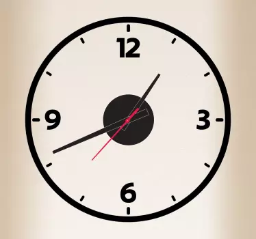 Reloj adhesivo clásico - TenVinilo