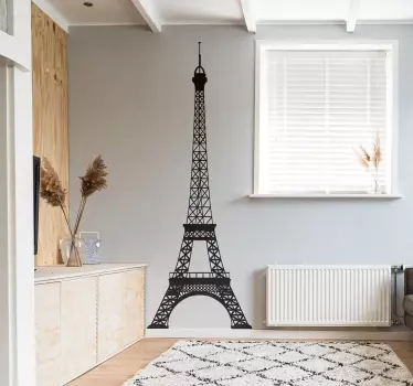 Vinilo decorativo Torre Eiffel perfil - TenVinilo