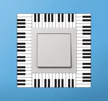 Pegatina para interruptor teclado piano - TenVinilo