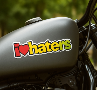 Vinilo motos amor de hater - TenVinilo