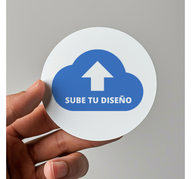 Vinilo oficina círculo personalizado con logotipo - TenVinilo