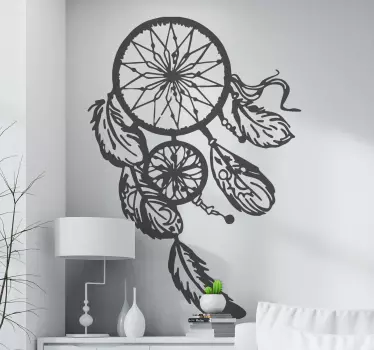 Vinilo ornamental atrapa sueños art - TenVinilo
