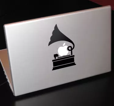 Vinilo para mac icono gramófono - TenVinilo