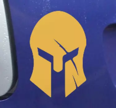 Pegatina para moto diseño de casco romano - TenVinilo