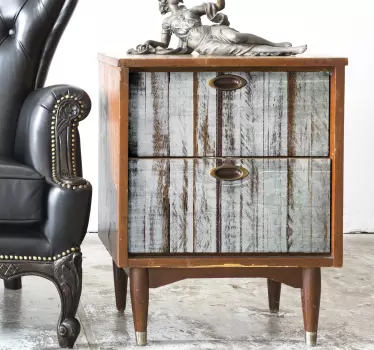 Vinilo mueble Madera decapada - TenVinilo