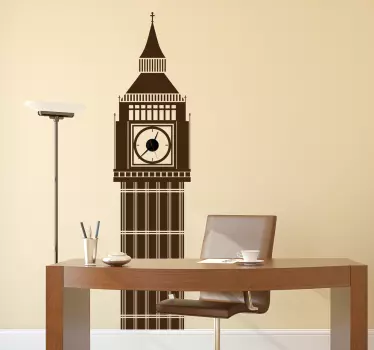 Reloj adhesivo pared Big Ben - TenVinilo