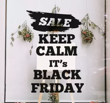 Vinilo Black Friday bandera de venta promocional - TenVinilo