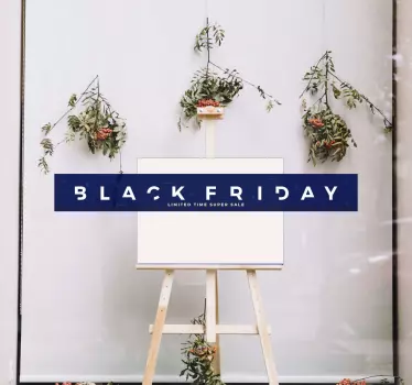 Vinilo Black Friday pancarta de venta promocional - TenVinilo