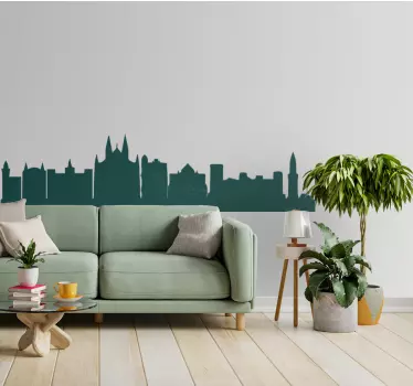 Vinilo decorativo skyline Horizonte Mallorca - TenVinilo
