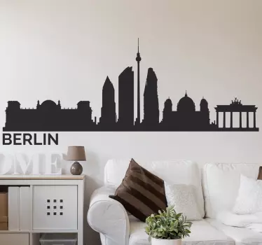 Vinilos skyline ciudad Berlín - TenVinilo