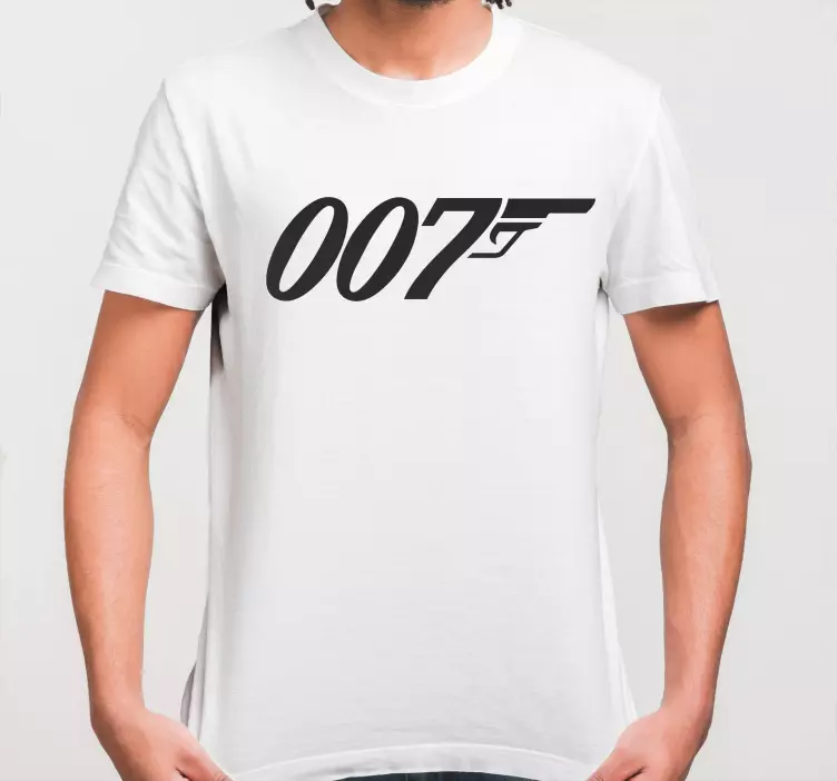 007 james bond camiseta personalizada - TenVinilo