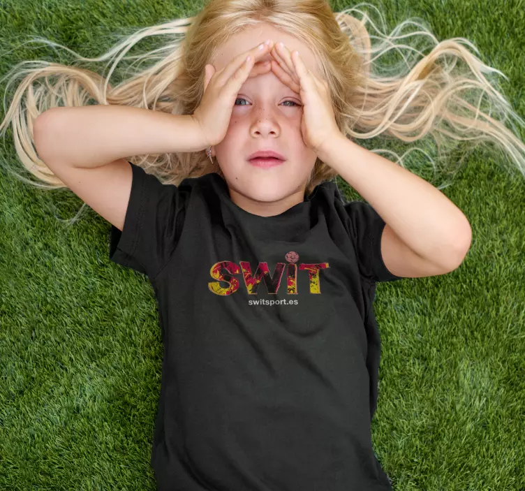 Camiseta SWIT logo Negra - TenVinilo