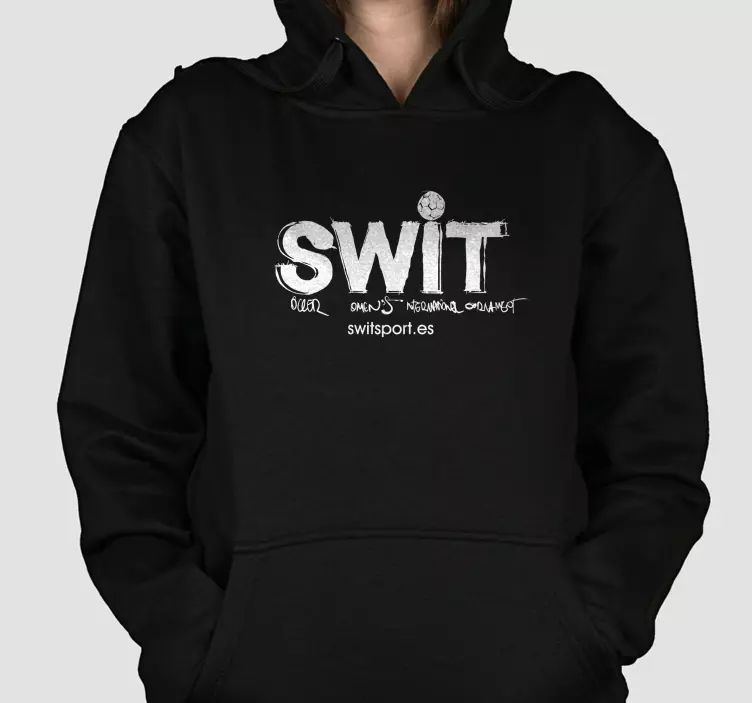 Sudadera SWIT Torneo Negra - TenVinilo