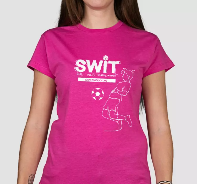 Camiseta SWIT Sport Rosa - TenVinilo