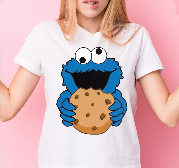 Camiseta personalizada monstruo de las galletas - TenVinilo