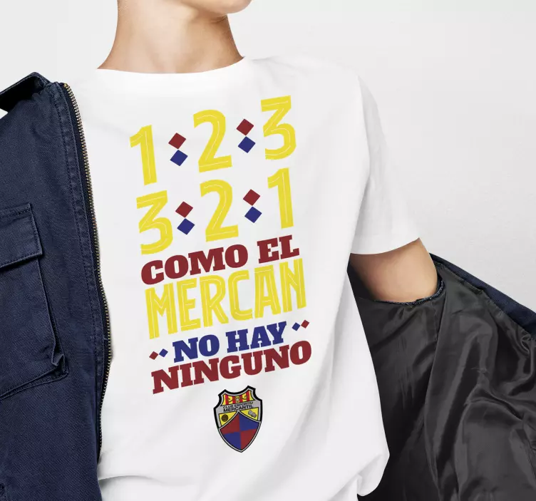Camiseta 1-2-3 COMO EL MERCAN NO HAY NINGUNO - CE Mercantil - TenVinilo