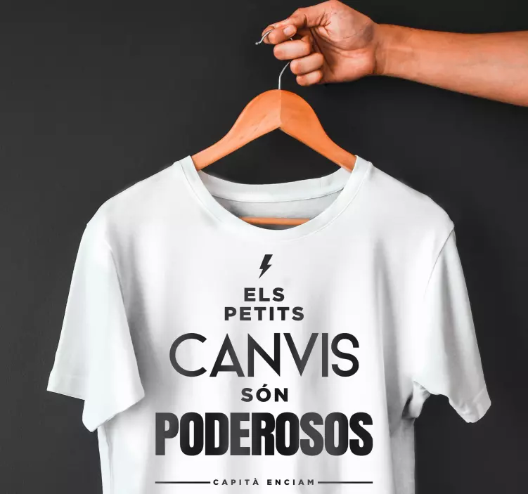 Els petits canvis són poderosos camiseta personalizada - TenVinilo