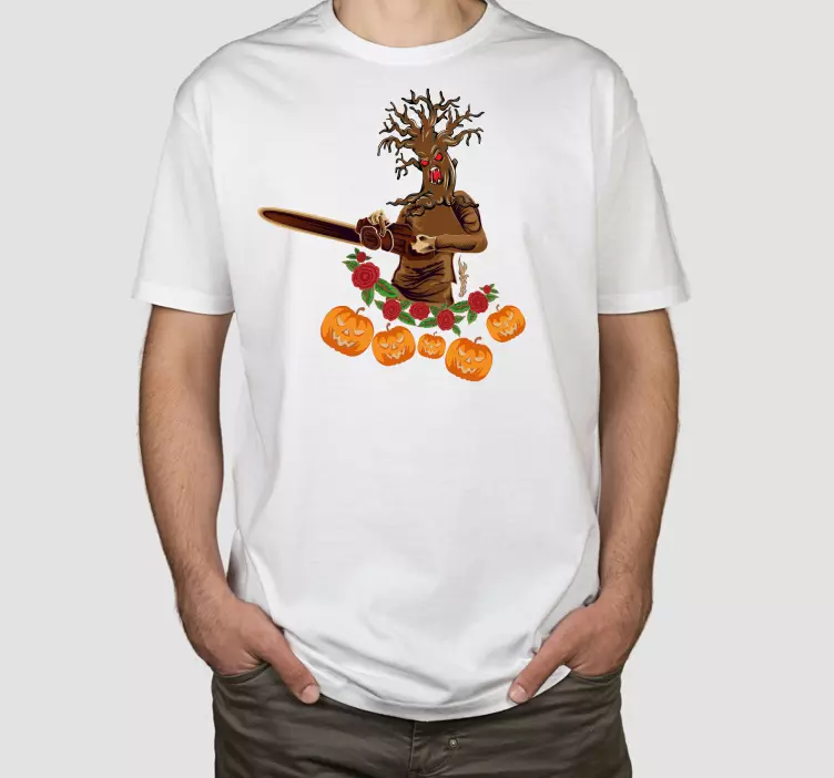 Camiseta Halloween árbol monstruo - TenVinilo