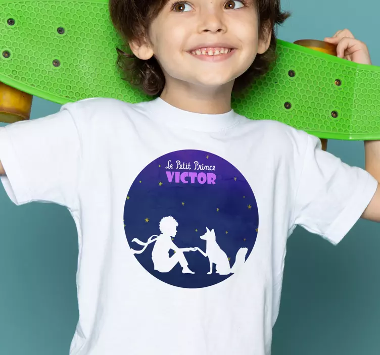 Camiseta infantil Camiseta personalizable el Principito - TenVinilo